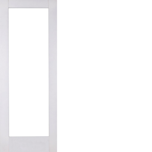 White shaker glazed door - shaker,