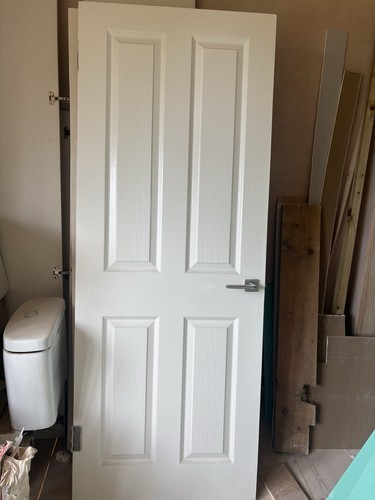 Two white internal - white, doors